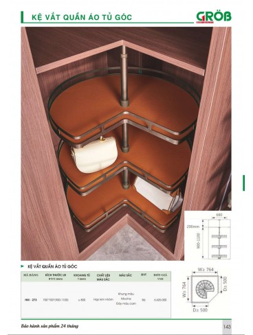 CATALOGUE BẾP & PHỤ KIỆN TỦ BẾP CROB 