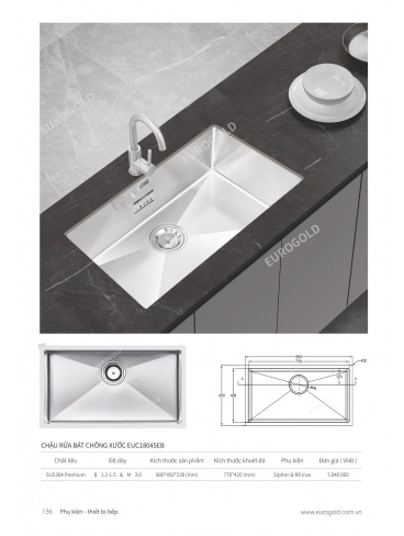 CATALOGUE PHỤ KIỆN BẾP EUROGOLD 2024