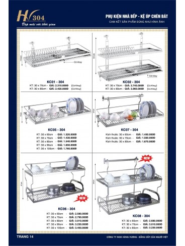 CATALOGUE INOX HÙNG VƯƠNG 2024 - 2024