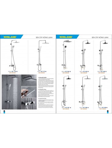 CATALOGUE CHẬU CHÉN - SEN VÒI WINLAND 2023 - 2024