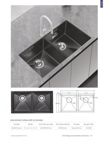 CATALOGUE PHỤ KIỆN BẾP EUROGOLD 2024