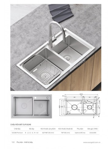 CATALOGUE PHỤ KIỆN BẾP EUROGOLD 2024