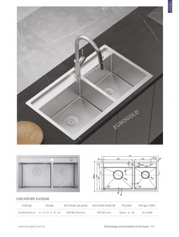 CATALOGUE PHỤ KIỆN BẾP EUROGOLD 2024