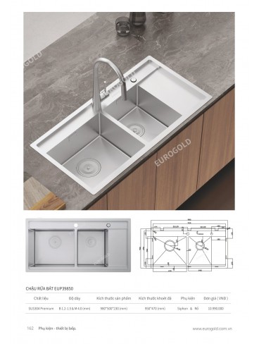 CATALOGUE PHỤ KIỆN BẾP EUROGOLD 2024