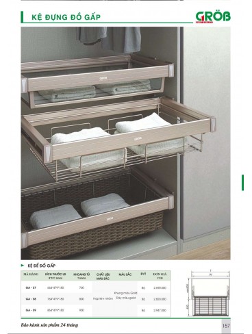 CATALOGUE BẾP & PHỤ KIỆN TỦ BẾP CROB 