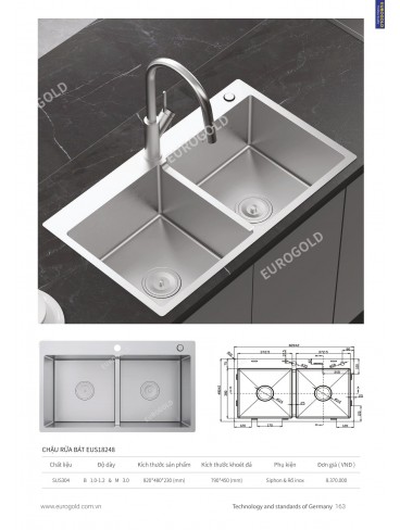 CATALOGUE PHỤ KIỆN BẾP EUROGOLD 2024