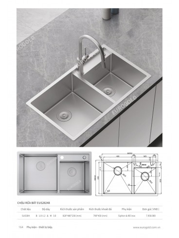 CATALOGUE PHỤ KIỆN BẾP EUROGOLD 2024