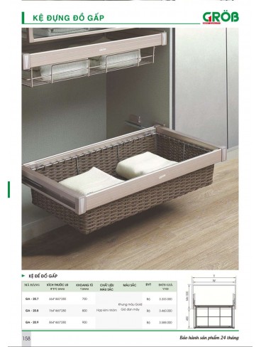 CATALOGUE BẾP & PHỤ KIỆN TỦ BẾP CROB 