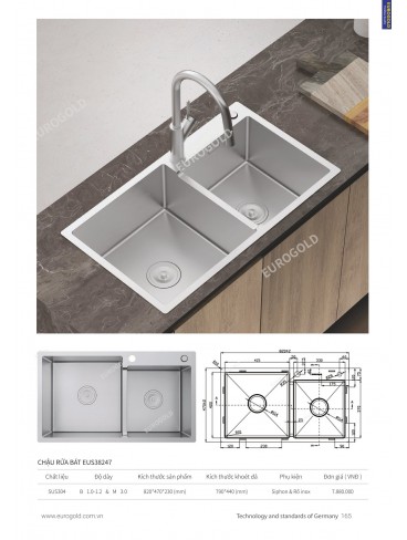 CATALOGUE PHỤ KIỆN BẾP EUROGOLD 2024