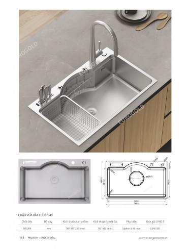 CATALOGUE PHỤ KIỆN BẾP EUROGOLD 2024