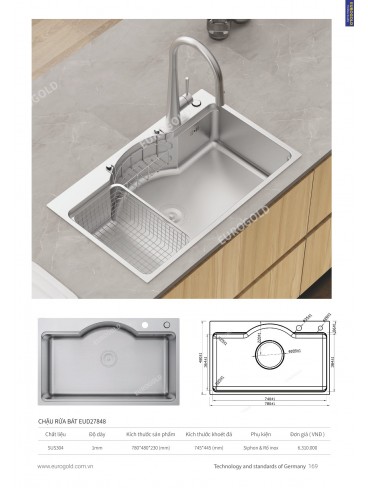 CATALOGUE PHỤ KIỆN BẾP EUROGOLD 2024