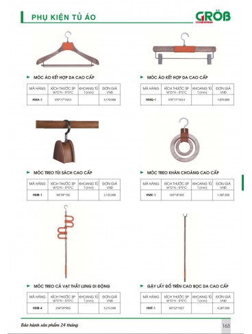 CATALOGUE BẾP & PHỤ KIỆN TỦ BẾP CROB 