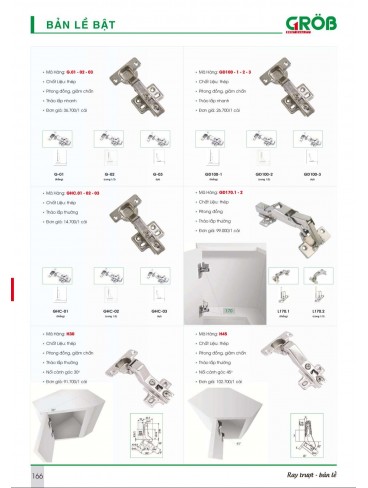 CATALOGUE BẾP & PHỤ KIỆN TỦ BẾP CROB 