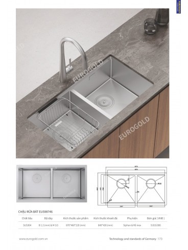 CATALOGUE PHỤ KIỆN BẾP EUROGOLD 2024