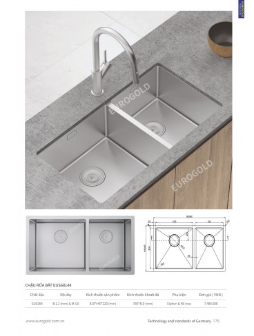 CATALOGUE PHỤ KIỆN BẾP EUROGOLD 2024