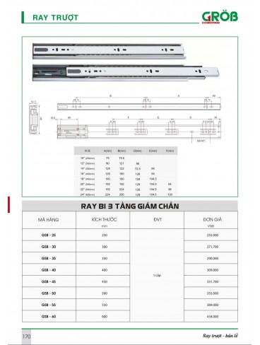 CATALOGUE BẾP & PHỤ KIỆN TỦ BẾP CROB 
