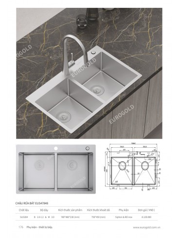 CATALOGUE PHỤ KIỆN BẾP EUROGOLD 2024