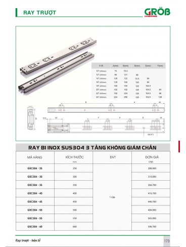 CATALOGUE BẾP & PHỤ KIỆN TỦ BẾP CROB 
