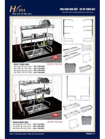 CATALOGUE INOX HÙNG VƯƠNG 2024 - 2024