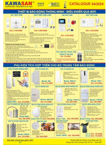 CATALOGUE KAWASAN & KAWALED THÁNG 4 - 2024