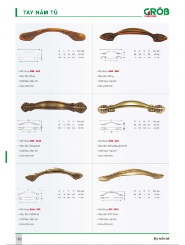 CATALOGUE BẾP & PHỤ KIỆN TỦ BẾP CROB 