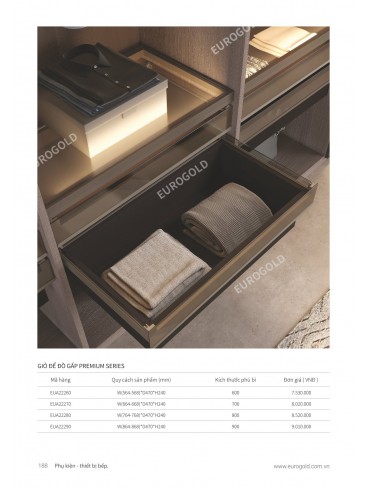 CATALOGUE PHỤ KIỆN BẾP EUROGOLD 2024