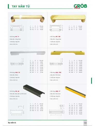 CATALOGUE BẾP & PHỤ KIỆN TỦ BẾP CROB 