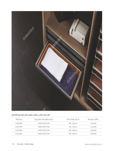 CATALOGUE PHỤ KIỆN BẾP EUROGOLD 2024