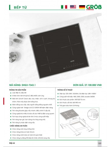 CATALOGUE BẾP & PHỤ KIỆN TỦ BẾP CROB 