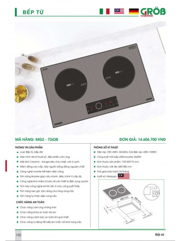 CATALOGUE BẾP & PHỤ KIỆN TỦ BẾP CROB 