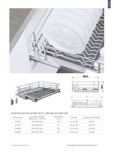 CATALOGUE PHỤ KIỆN BẾP EUROGOLD 2024