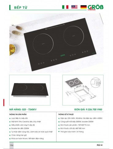 CATALOGUE BẾP & PHỤ KIỆN TỦ BẾP CROB 