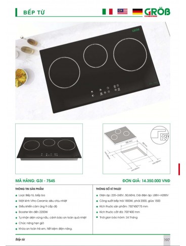 CATALOGUE BẾP & PHỤ KIỆN TỦ BẾP CROB 
