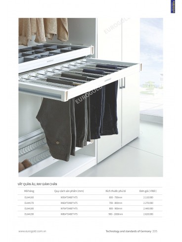 CATALOGUE PHỤ KIỆN BẾP EUROGOLD 2024