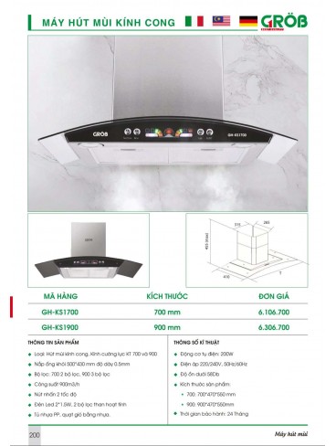 CATALOGUE BẾP & PHỤ KIỆN TỦ BẾP CROB 