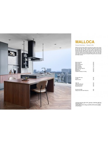 THIẾT BỊ BẾP MALLOCA 2025 