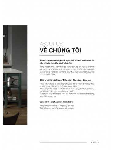 CATALOGUE BỒN & VÒI CHÉN KLUGER