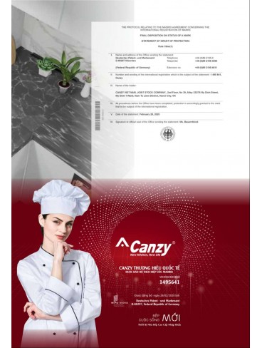 CATALOGUE THIẾT BỊ BẾP CANZY 2024