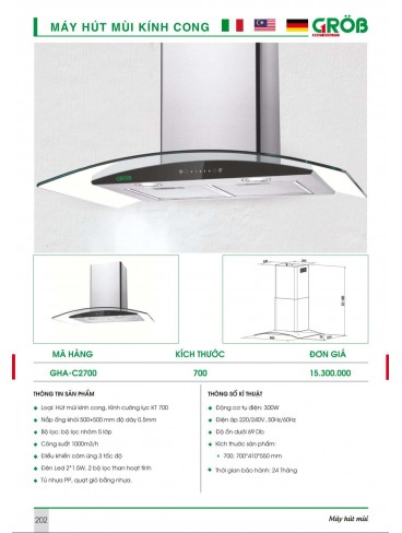 CATALOGUE BẾP & PHỤ KIỆN TỦ BẾP CROB 