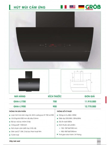 CATALOGUE BẾP & PHỤ KIỆN TỦ BẾP CROB 