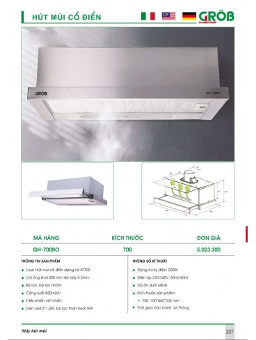 CATALOGUE BẾP & PHỤ KIỆN TỦ BẾP CROB 