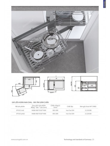 CATALOGUE PHỤ KIỆN BẾP EUROGOLD 2024