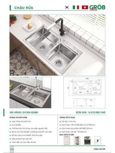CATALOGUE BẾP & PHỤ KIỆN TỦ BẾP CROB 