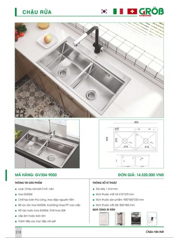 CATALOGUE BẾP & PHỤ KIỆN TỦ BẾP CROB 