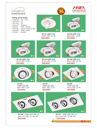 CATALOGUE HUFA LED 2024