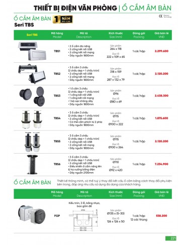 CATALOGUE MPE THÁNG 03/2024