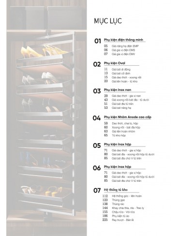 CATALOGUE PHỤ KIỆN BẾP EUROGOLD 2024