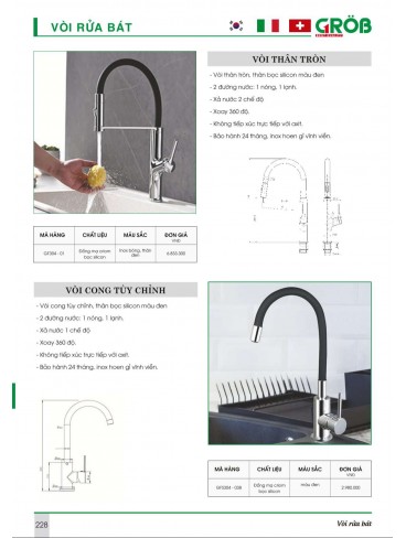 CATALOGUE BẾP & PHỤ KIỆN TỦ BẾP CROB 