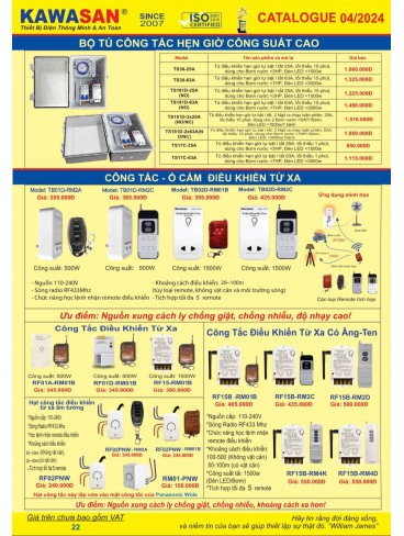 CATALOGUE KAWASAN & KAWALED THÁNG 4 - 2024