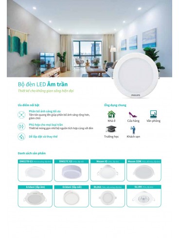 CATALOGUE ĐÈN DÂN DỤNG PHILIPS 2024